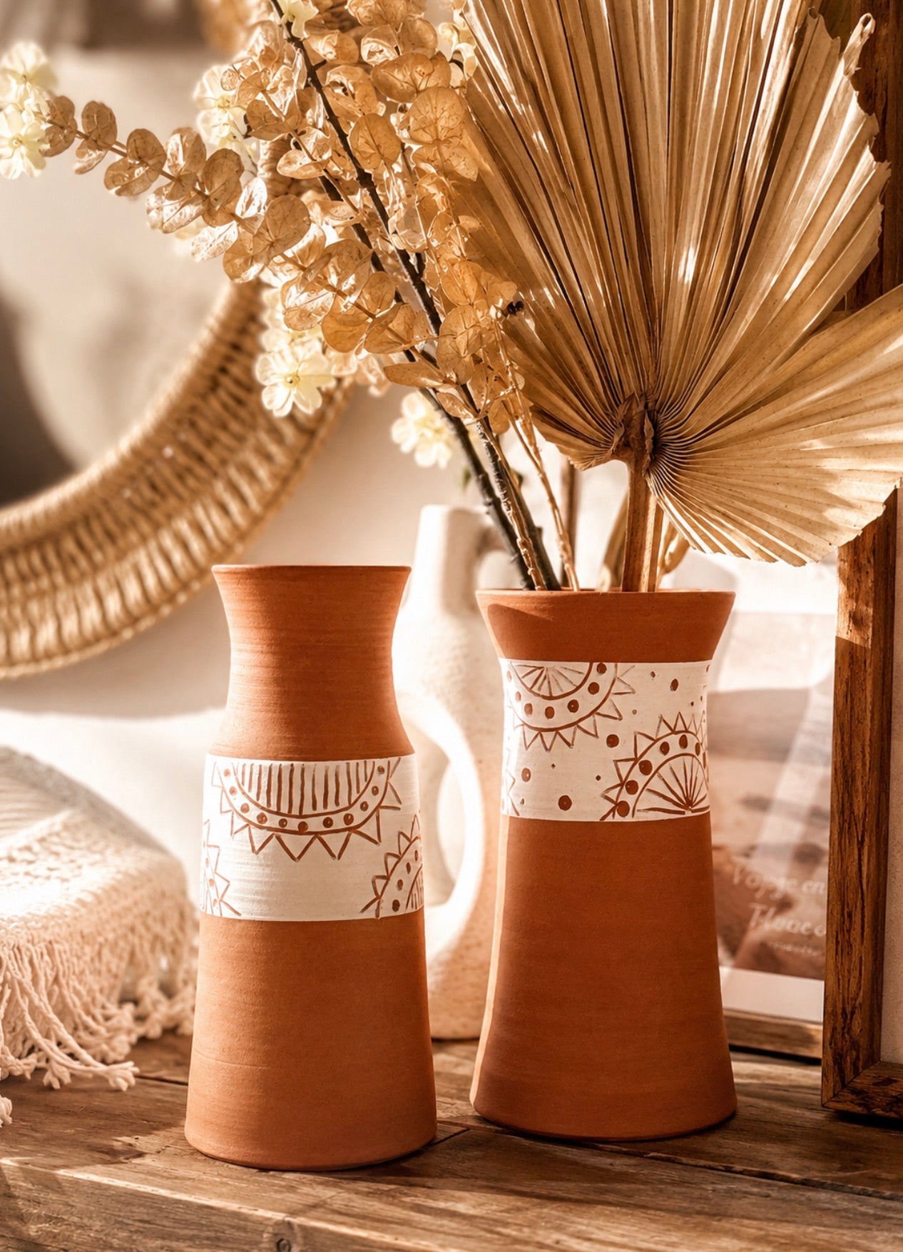 Lot de 2 pots Terra